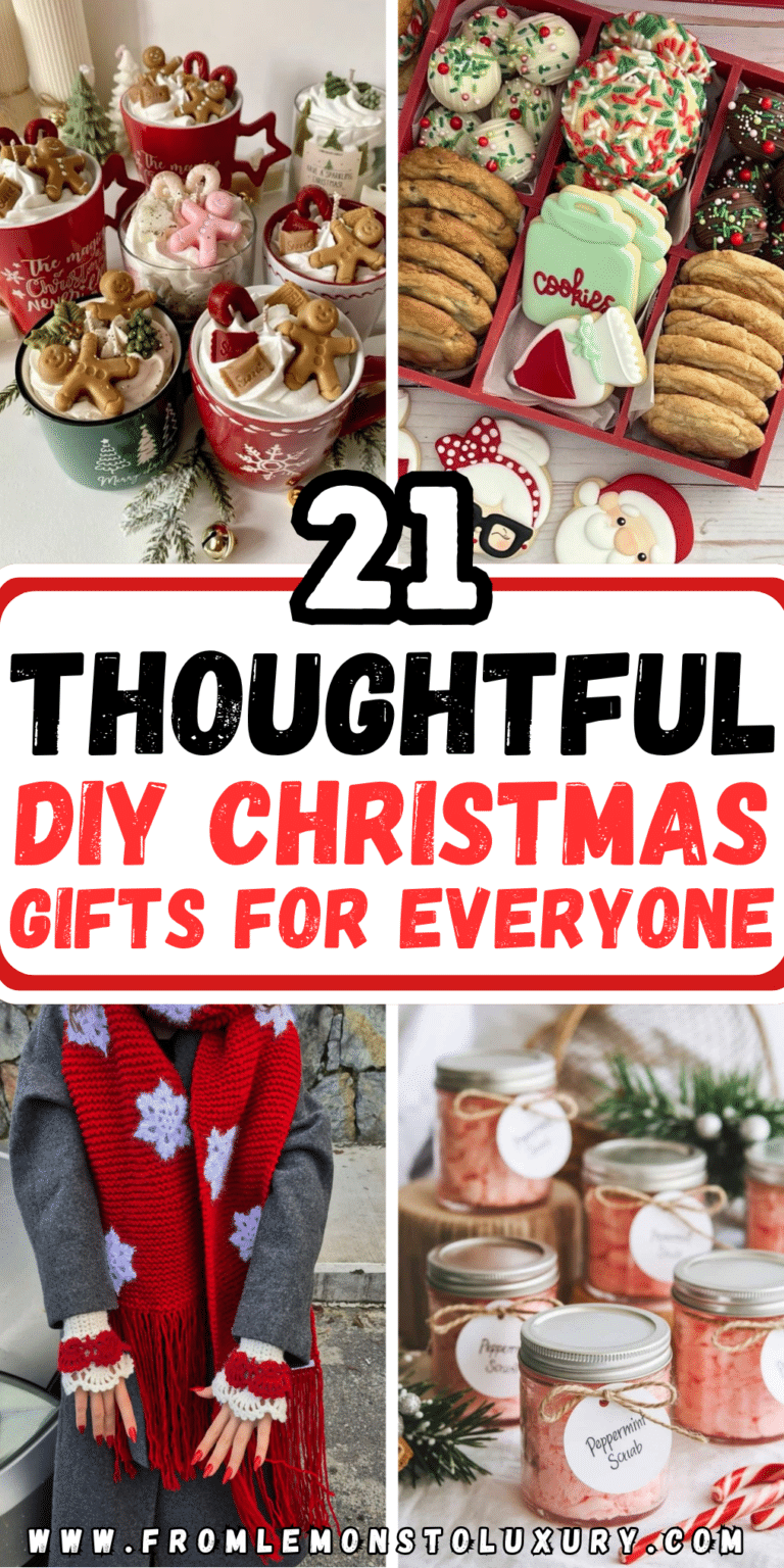 21+ Thoughtful DIY Christmas Gifts You Can Make At Home
