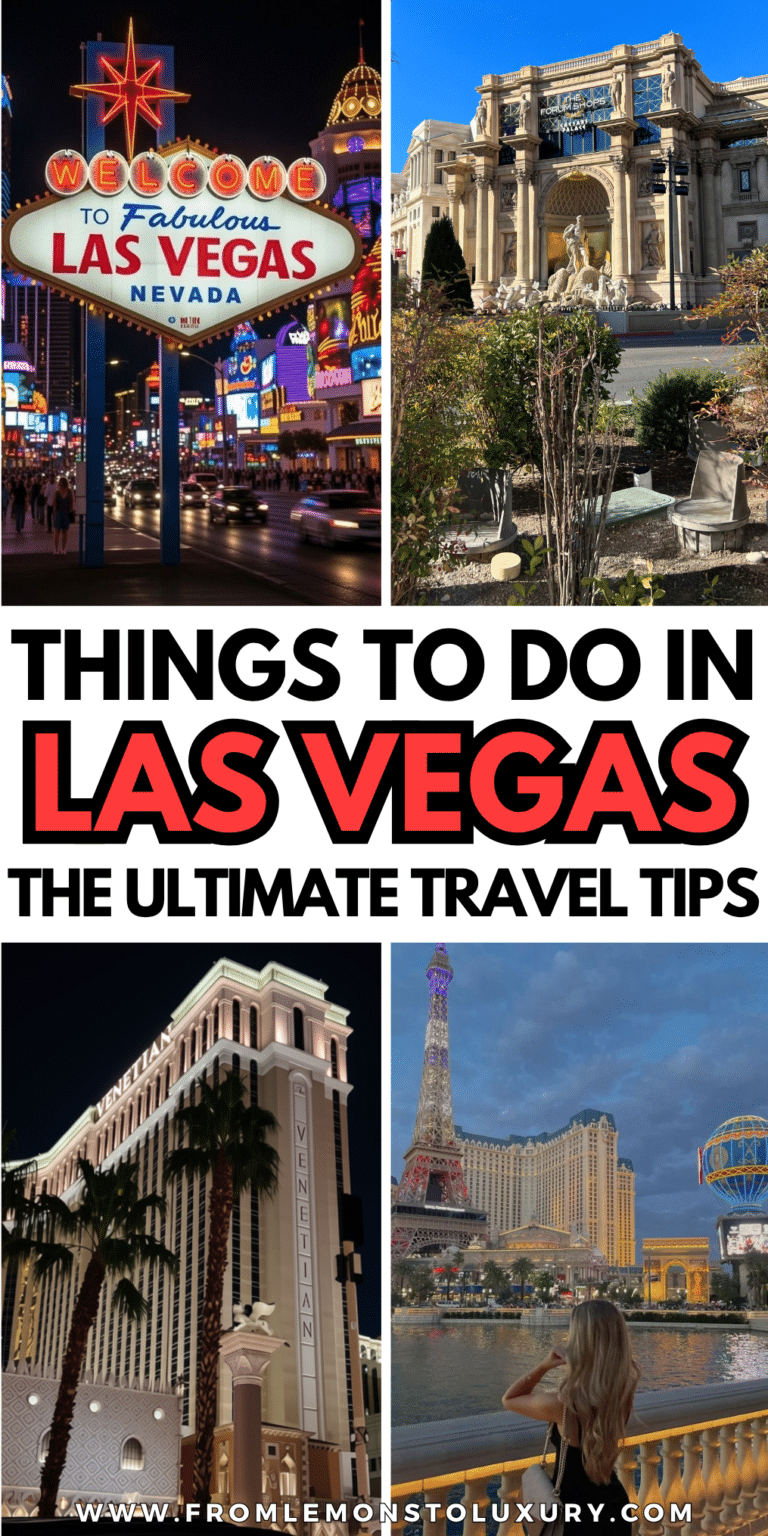 Things To Do in Las Vegas: The Ultimate Travel Tips